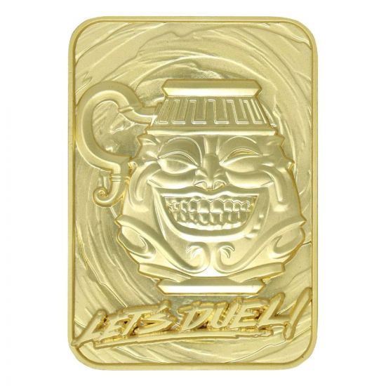 Yu-Gi-Oh! Replica Card Pot of Greed (gold plated) - Kliknutím na obrázek zavřete