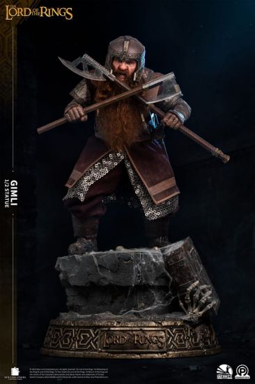 Lord Of The Rings Master Forge Series Socha 1/2 Gimli 88 cm - Kliknutím na obrázek zavřete