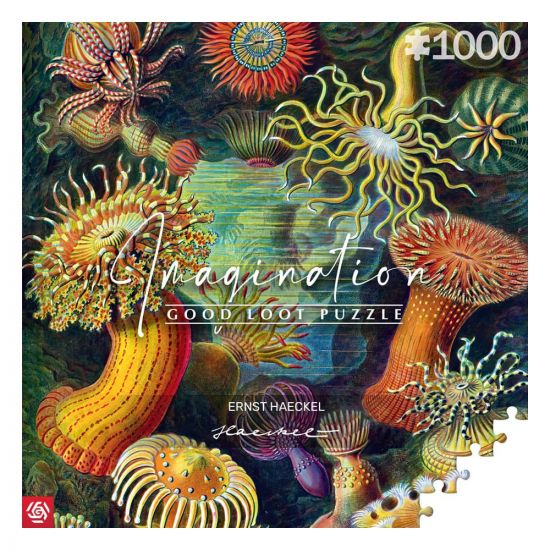 Ernst Haeckel Imagination Puzzle Sea Anemones/Stworzenia morskie - Kliknutím na obrázek zavřete