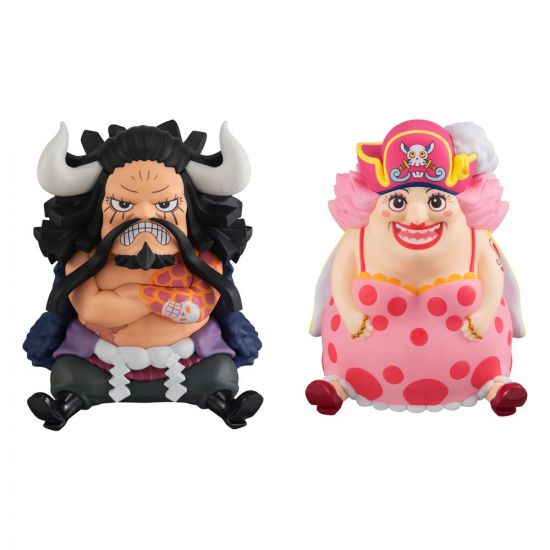 One Piece Look Up PVC Socha Kaido the Beast & Big Mom 11 cm (wi - Kliknutím na obrázek zavřete