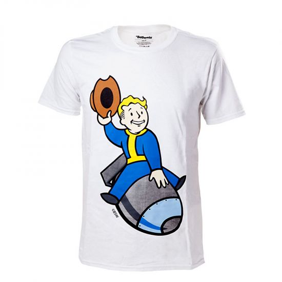 Fallout 4 tričko Vault Boy Bomber M - Kliknutím na obrázek zavřete