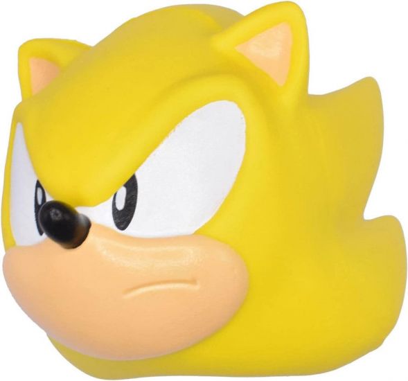 Sonic the Hedgehog Mega Squishme Anti-Stress Figure Super Sonic - Kliknutím na obrázek zavřete