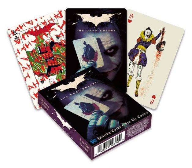 The Dark Knight herní karty Joker - Kliknutím na obrázek zavřete