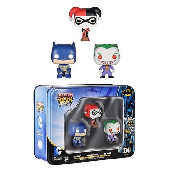 Batman Pocket POP! Tins sada figurek 3-Pack 4 cm - Kliknutím na obrázek zavřete