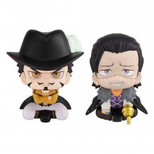 One Piece Look Up PVC Statues Dracule Mihawk & Crocodile 11 cm (