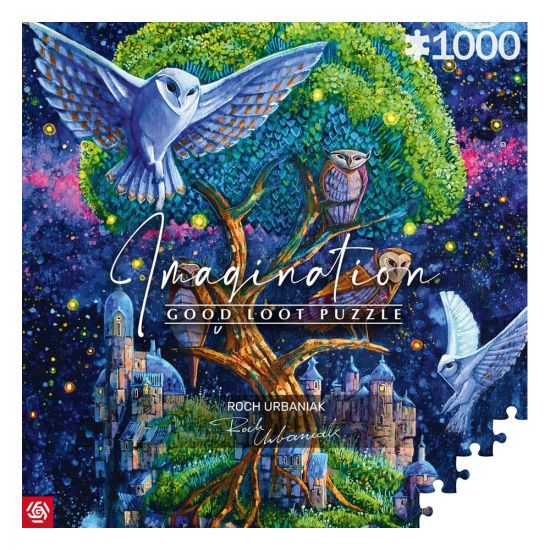 Roch Urbaniak Imagination Puzzle Owl Island / Wyspa Sów (1000 pi - Kliknutím na obrázek zavřete