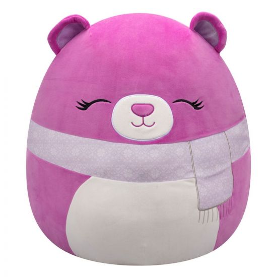 Squishmallows Plyšák Purple Bear with Closed Eyes and Scar - Kliknutím na obrázek zavřete