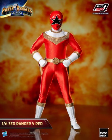 Power Rangers Zeo FigZero Akční figurka 1/6 Ranger V Red 30 cm - Kliknutím na obrázek zavřete