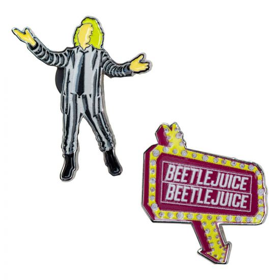 Beetlejuice Pins 2-Pack Beetlejuice - Kliknutím na obrázek zavřete