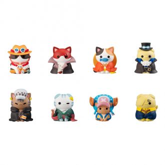 One Piece Mega Cat Project Trading Figure 3 cm NyanPieceNyan! I'