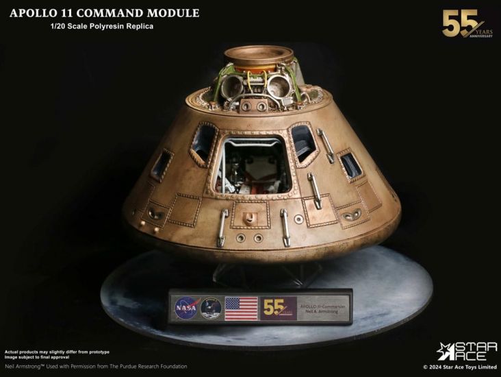 Apollo 11 Replica 1/20 Command Module (DX) 20 cm - Kliknutím na obrázek zavřete