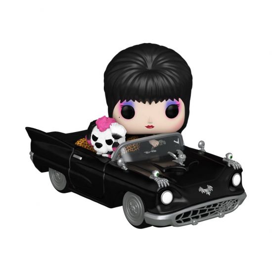 Elvira POP! Rides Deluxe Vinyl Elvira w/Macabre Mobile 9 cm - Kliknutím na obrázek zavřete