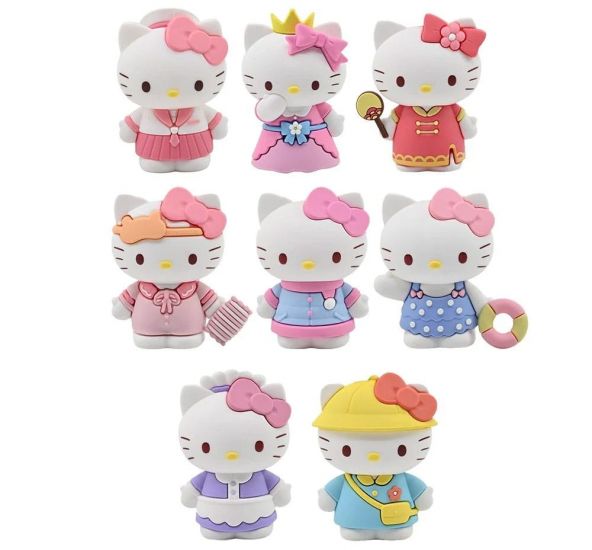 Sanrio Dress-Up Series mini figurky Hello Kitty 7 cm Display (12 - Kliknutím na obrázek zavřete
