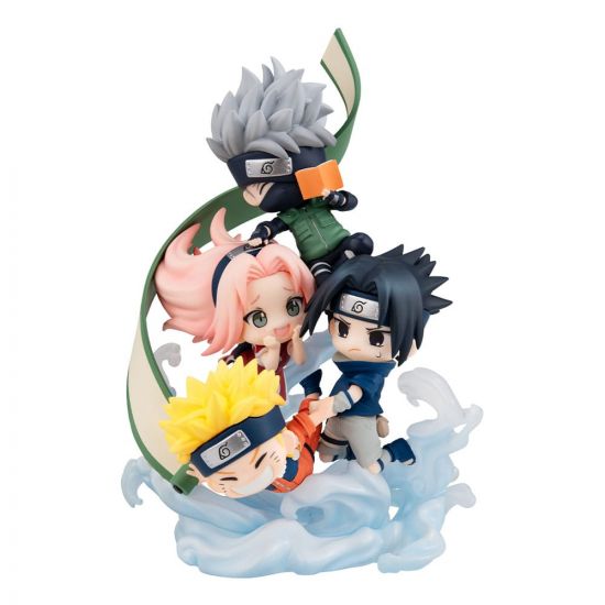 Naruto Shippuden FigUnity PVC Mini Socha Gather here, Team 7 13 - Kliknutím na obrázek zavřete