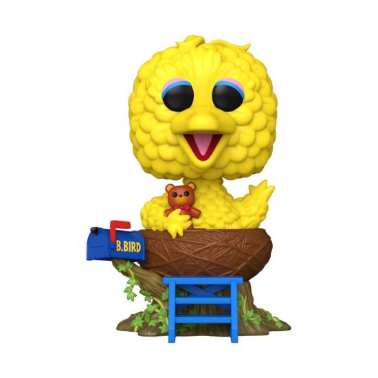 Sesame Street POP! Deluxe Vinylová Figurka Big Bird in Nest 17 c - Kliknutím na obrázek zavřete