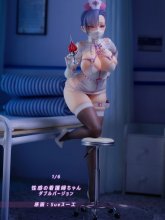 Original Character PVC Socha 1/6 Sexy Nurse Double Version 26 c