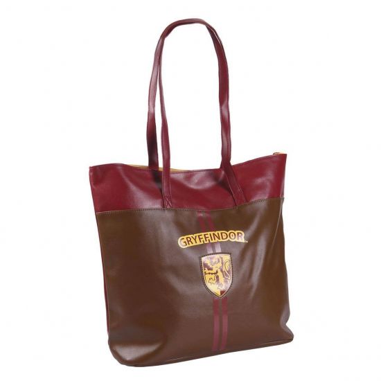 Harry Potter Faux Leather nákupní taška Gryffindor - Kliknutím na obrázek zavřete