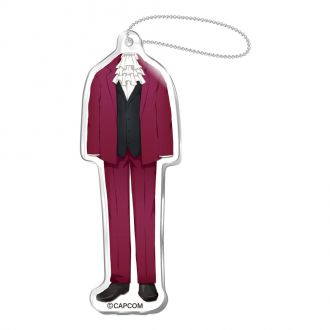 Ace Attorney Acryl přívěsky na klíče Phoenix Miles Edgeworth 6 c