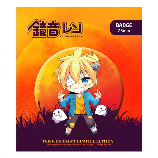 Hatsune Miku Odznak Halloween Limited Edition Kagamine Len - Kliknutím na obrázek zavřete