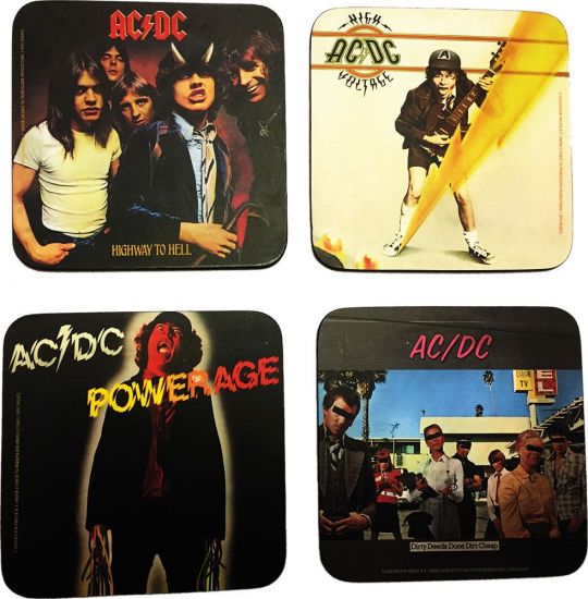 AC/DC podtácky Pack (4) - Kliknutím na obrázek zavřete