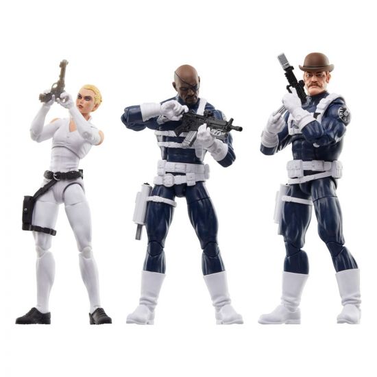 Captain America Marvel Legends Akční figurka 3-Pack S.H.I.E.L.D. - Kliknutím na obrázek zavřete