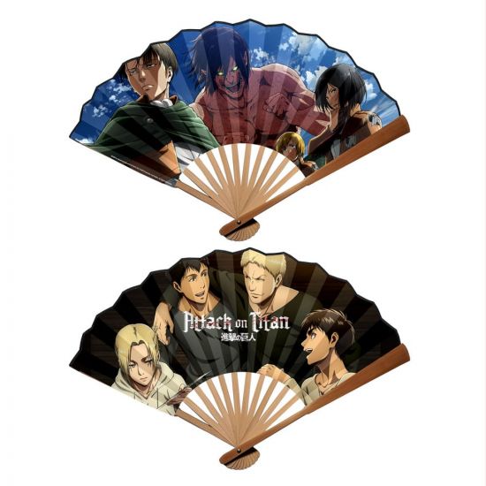 Attack on Titan Folding Fan Duty & Friendship - Kliknutím na obrázek zavřete