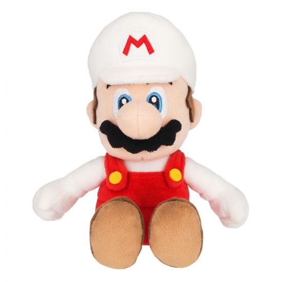 Super Mario Plyšák Mario Fire 24 cm - Kliknutím na obrázek zavřete