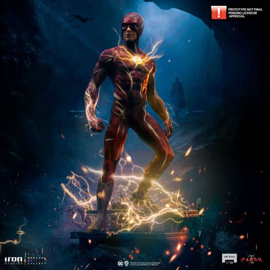 DC Comics The Flash Movie Art Scale Socha 1/10 The Flash 22 cm - Kliknutím na obrázek zavřete