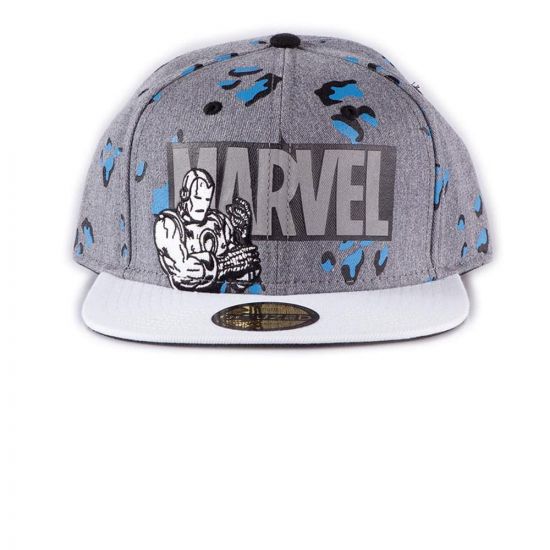 Marvel Snapback kšiltovka Logo Retro Classic AOP - Kliknutím na obrázek zavřete