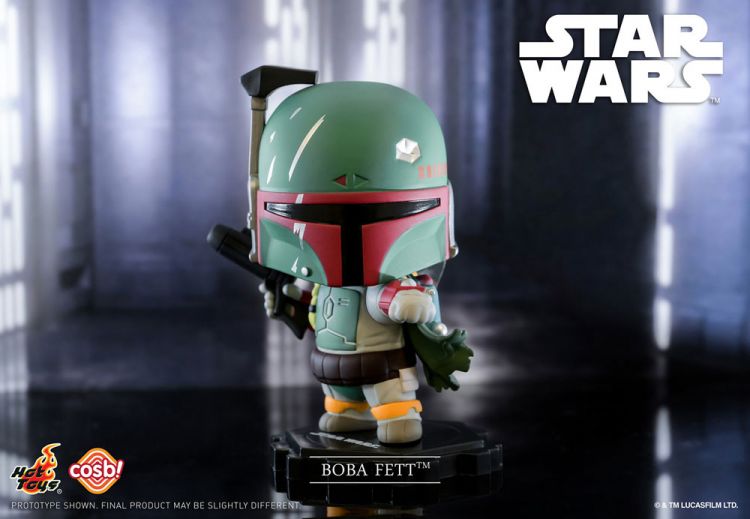 Star Wars Cosbi mini figurka Boba Fett White 8 cm - Kliknutím na obrázek zavřete