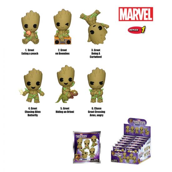 Guardians of the Galaxy magnety Groot Series 1 Display (12) - Kliknutím na obrázek zavřete