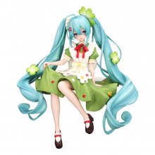 Hatsune Miku Noodle Stopper PVC Socha Flower Fairy Clover 15 cm