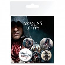 Assassin´s Creed Unity Pin Badges 6-Pack Mix