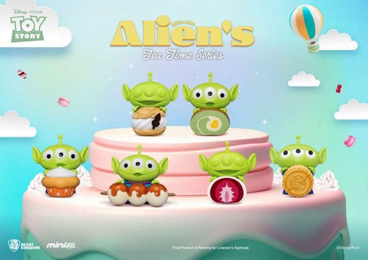 Toy Story Mini Egg Attack Figures Alien's Tea Time Series Set 10 - Kliknutím na obrázek zavřete