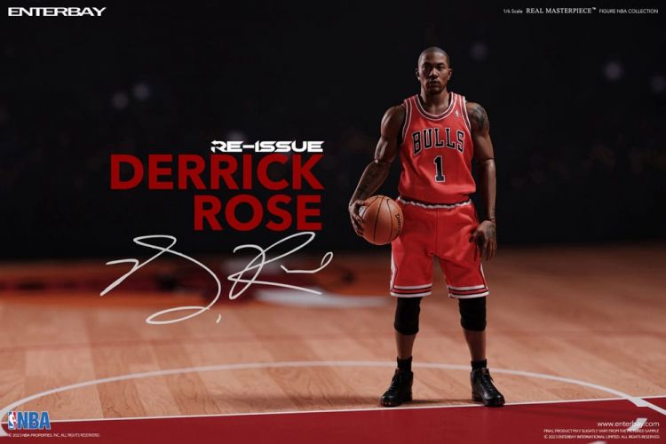 NBA Collection Real Masterpiece Akční figurka 1/6 Derrick Rose L - Kliknutím na obrázek zavřete