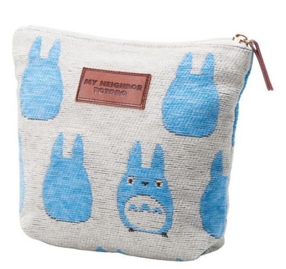 My Neighbor Totoro Pouch Totoro Silhouette Blue - Kliknutím na obrázek zavřete