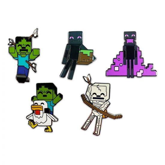 Minecraft Enamel Pins Set #2 5 cm (6) - Kliknutím na obrázek zavřete