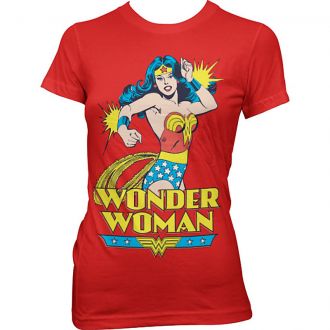 Wonder Woman ladies t-shirt Diana red