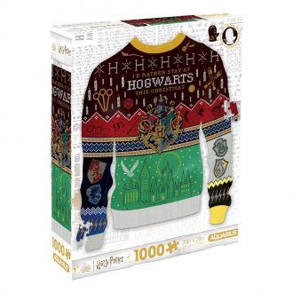 Harry Potter skládací puzzle Ugly Christmas Sweater Bradavice (1