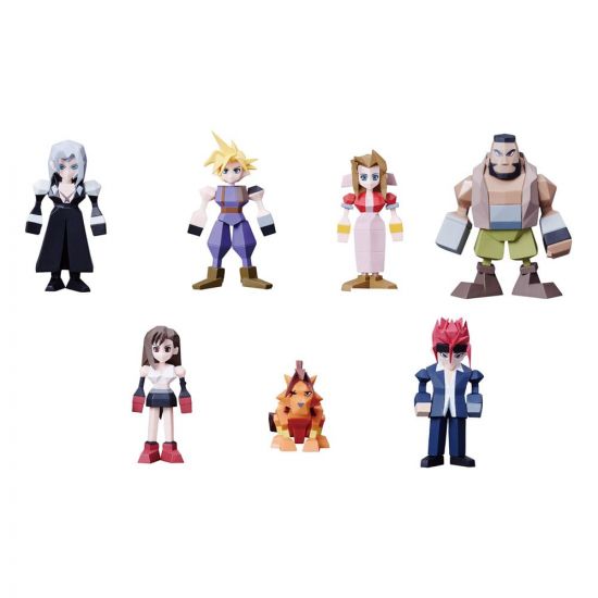 Final Fantasy VII Polygon Figures Vol. 1 6 cm prodej v sadě (8) - Kliknutím na obrázek zavřete