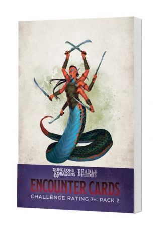 Dungeons & Dragons RPG Encounter Cards Challenge Rating 7+: Pack