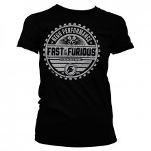 The Fate Of The Furious ladies t-shirt Genuine Brand černé