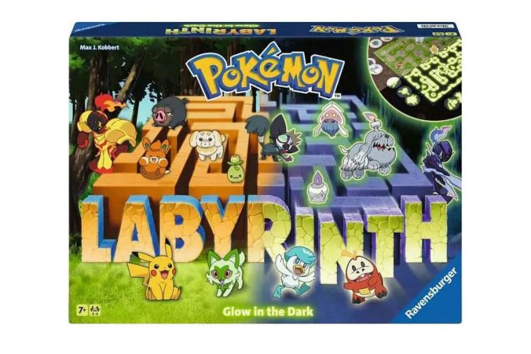 Pokémon desková hra Labyrinth Glow in the Dark - Kliknutím na obrázek zavřete