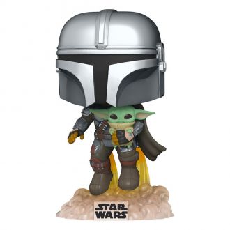 Star Wars The Mandalorian POP! TV Vinylová Figurka Mando Flying