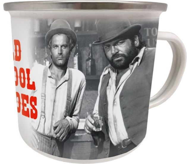 Bud Spencer & Terence Hill Enamel Hrnek Old School Heroes - Kliknutím na obrázek zavřete