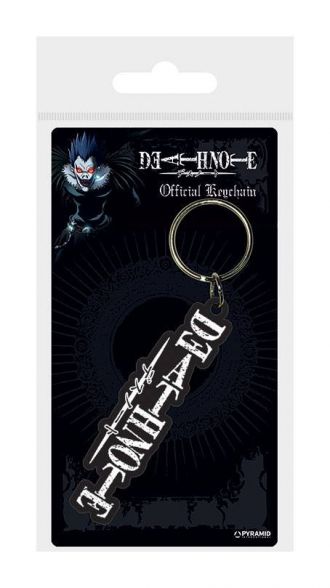 Death Note gumový přívěsek na klíče Logo 6 cm