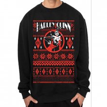 DC Comics Sweatshirt Christmas Jumper Harley Quinn XL