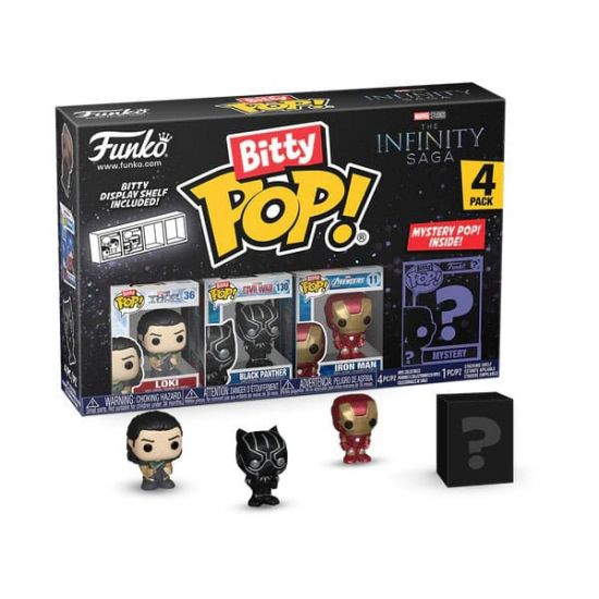 Marvel Bitty POP! Vinylová Figurka 4-Pack Thor 2,5 cm - Kliknutím na obrázek zavřete