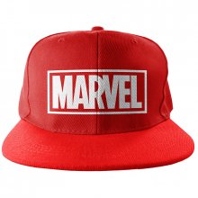 Snapback Cap Marvel Red Logo