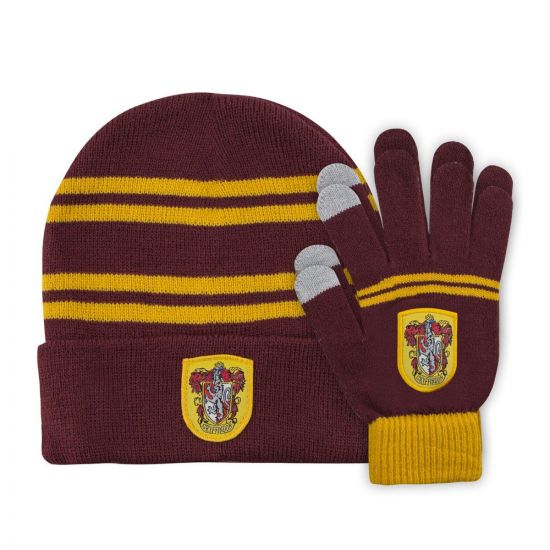 Harry Potter pletená čepice & rukavice Set for Kids Nebelvír - Kliknutím na obrázek zavřete